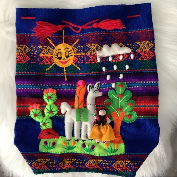 Artisan Crafted Backpack~ Imported Peru - Picture 4 of 4